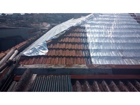Impermeabilização com manta alumínio em telhados em geral!!!
