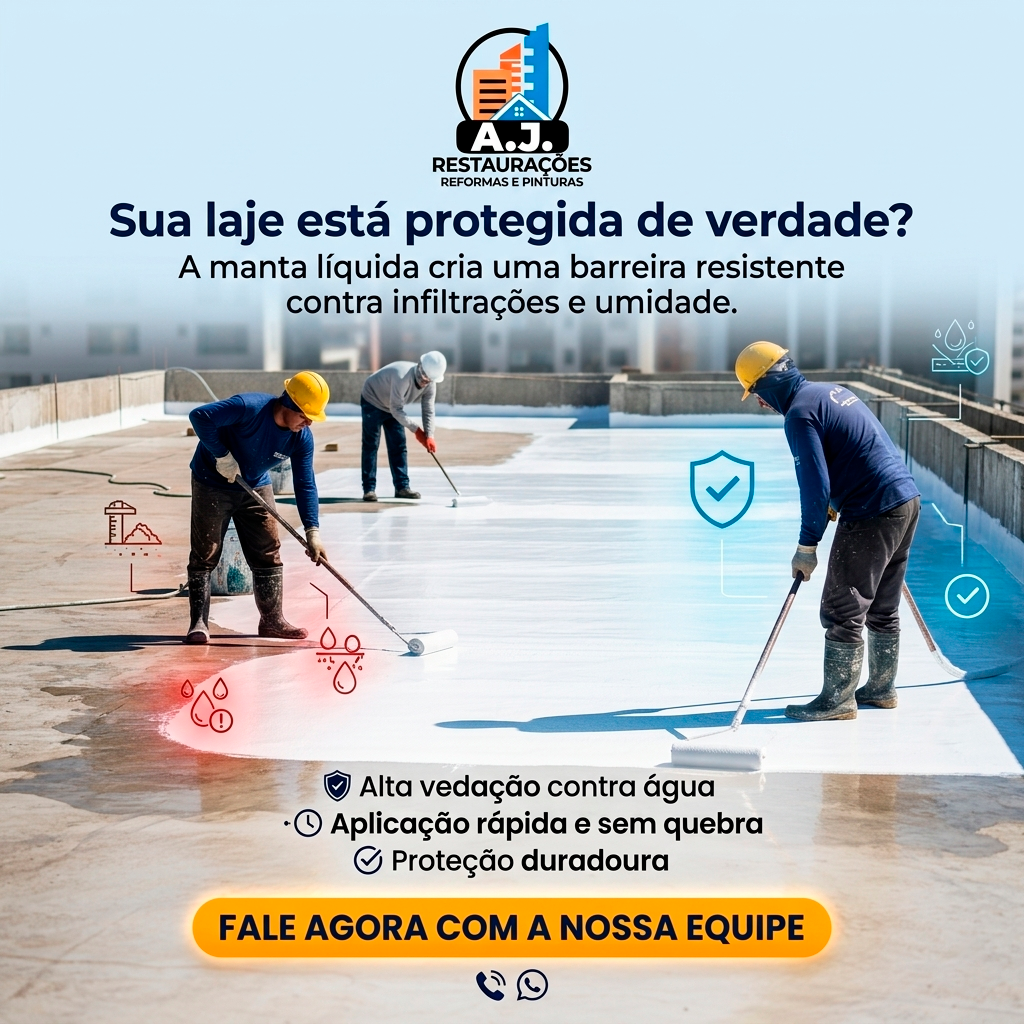 Impermeabilização Profissional de Lajes
